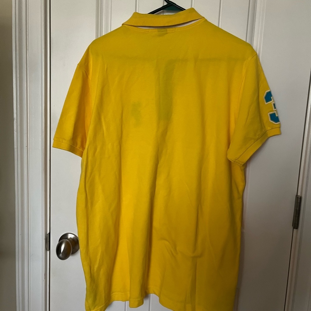 U.S. Polo Assn. Yellow Polo Shirt slim fit - Picture 5 of 5